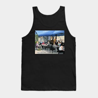 Wimborne Minster Cafe Scene Tank Top